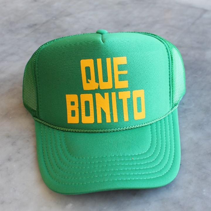 Que Bonito Hat - Green