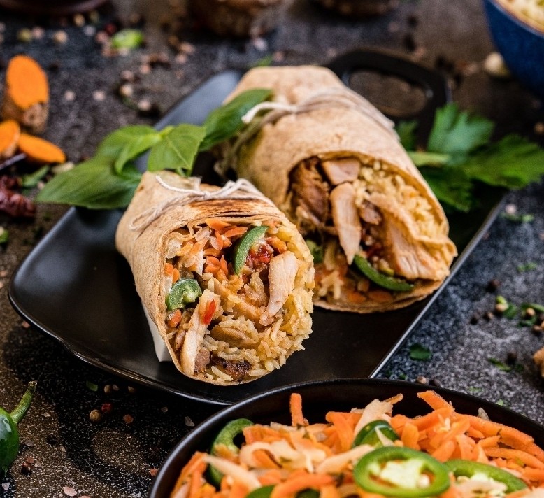 Chicken Banh-Mi Wrap