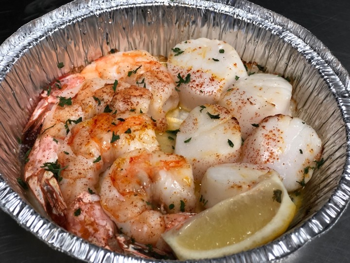 Broiled Shrimp & Scallops