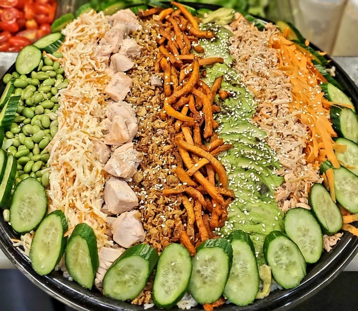 POKE SUSHI PLATTER (14 inch platter)  - SERVES 12 PEOPLE