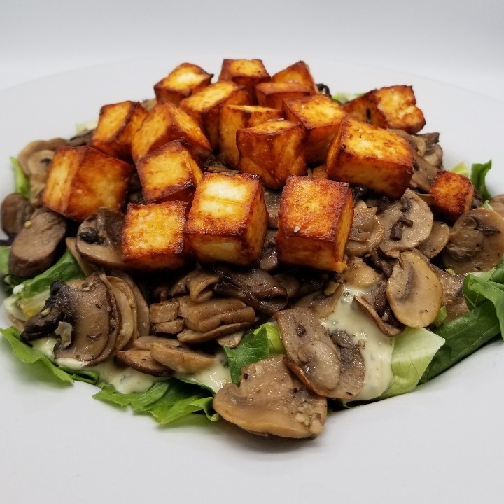 HALLOUMI & MUSHROOM SALAD