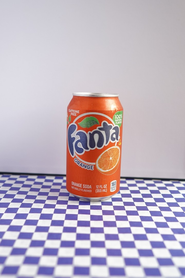 Orange Fanta 12 oz can