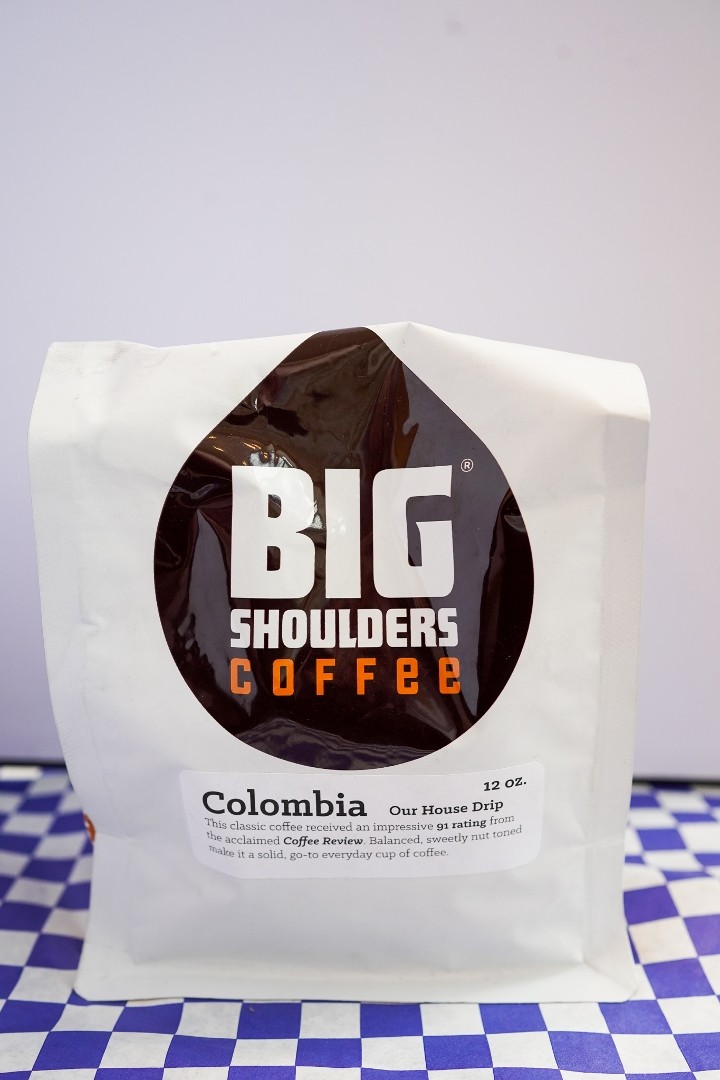 12 oz  Ground Colombia Big Shoulders Coffee