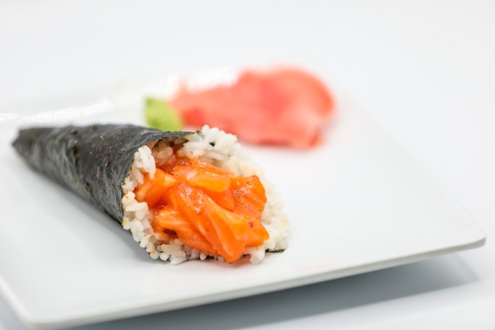 Spicy Salmon Hand Roll