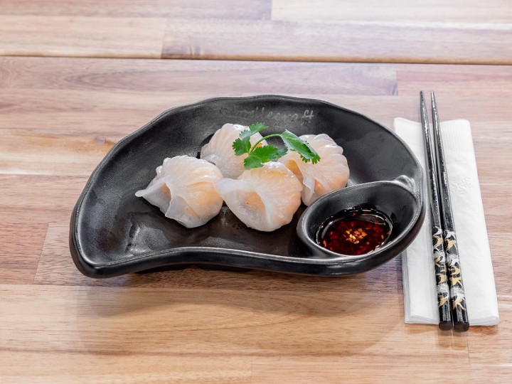 B-4 Shrimp Dumplings (4 PCs) 虾饺
