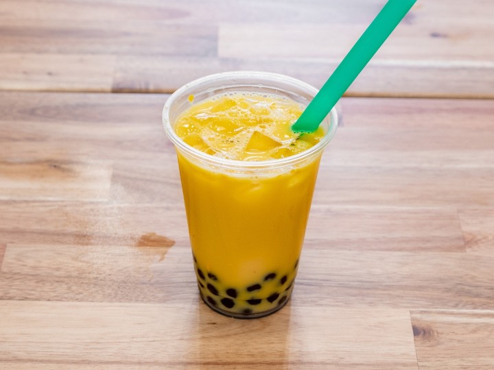 E-4 Mango Bubble Milk Tea (芒果珍珠奶茶)