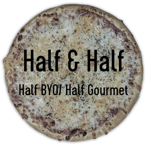 10" Half Chz/Half Gourmet
