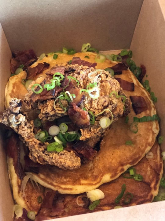 Fried Chicken and Beer Pancakes