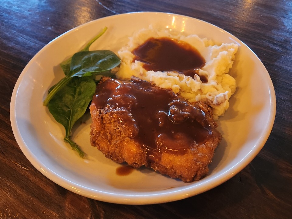 Country Fried Chicken w/ Mash and Gravy