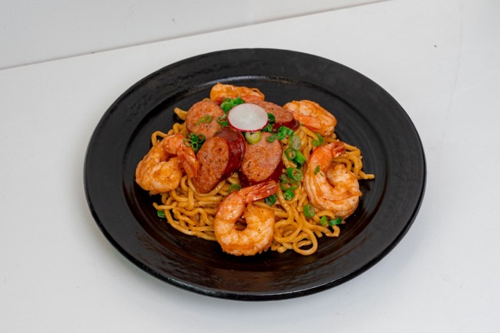 Shrimp And Sausage Cajun Garlic Noodle