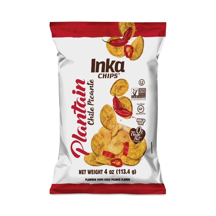 Inka Chips Plantain Chile Picante 4oz