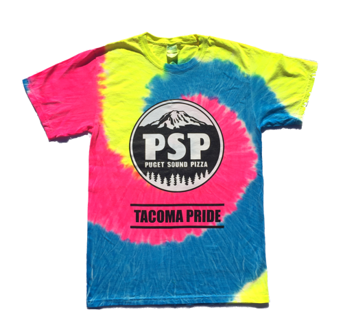 PSP Logo Shirt - Tacoma Pride Tie-Dye