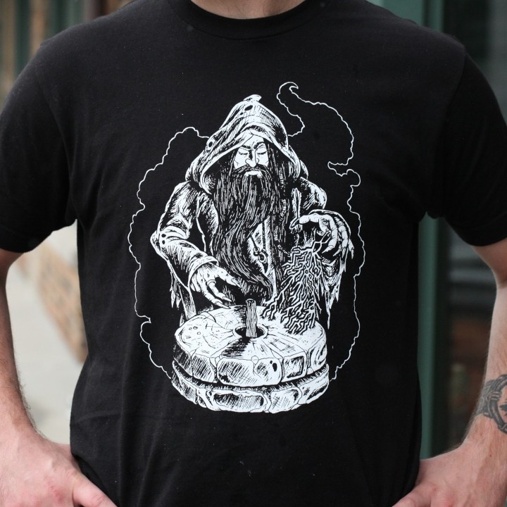 "The Millstone Mage" Graphic T-Shirt [Black]