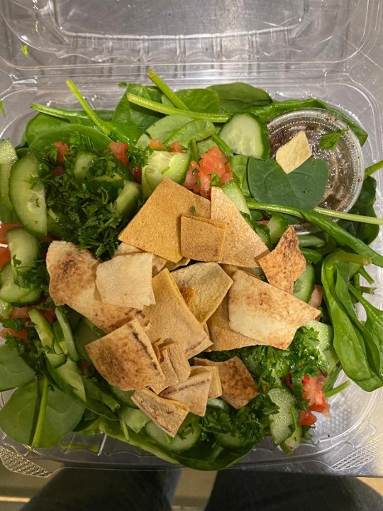 Lg Fattouch Spinach Salad