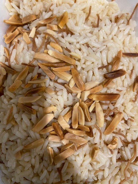 Side Rice with almonds