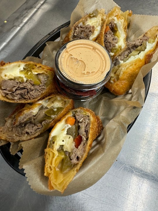 Italian Beef Egg Rolls