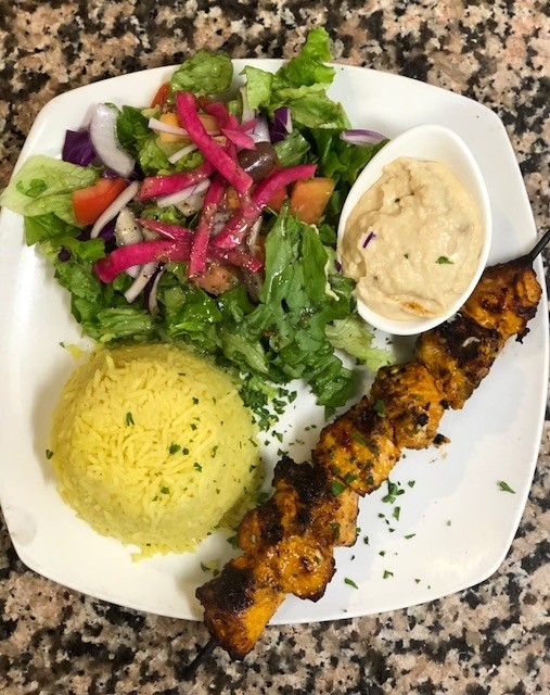 Chicken Kabob Lunch