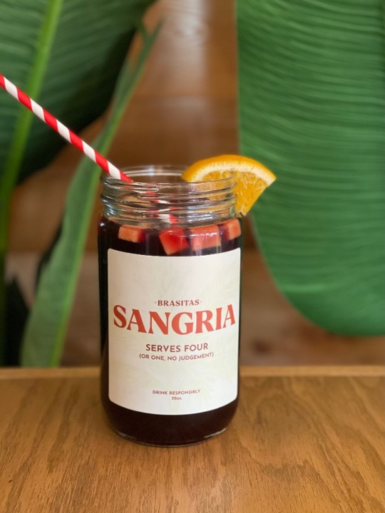 Brasitas Red Sangria Jar