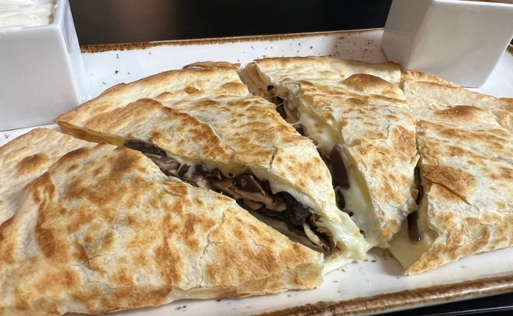 Mushroom Quesadilla