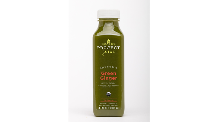 Green Ginger Juice Bottled