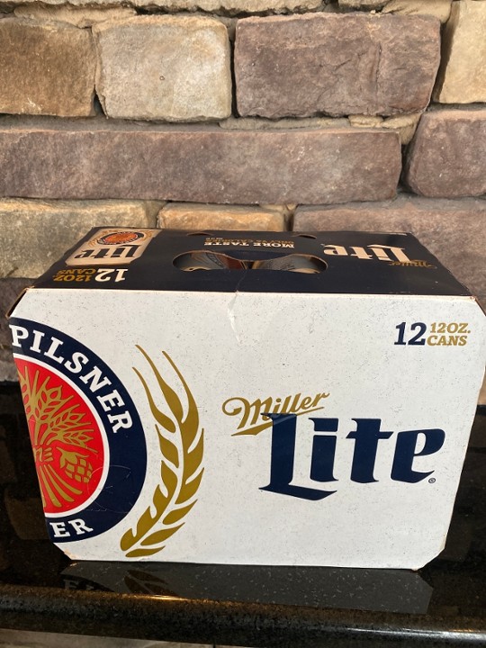 MILLER LIGHT 12 pack