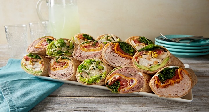 Party Wrap Tray Full