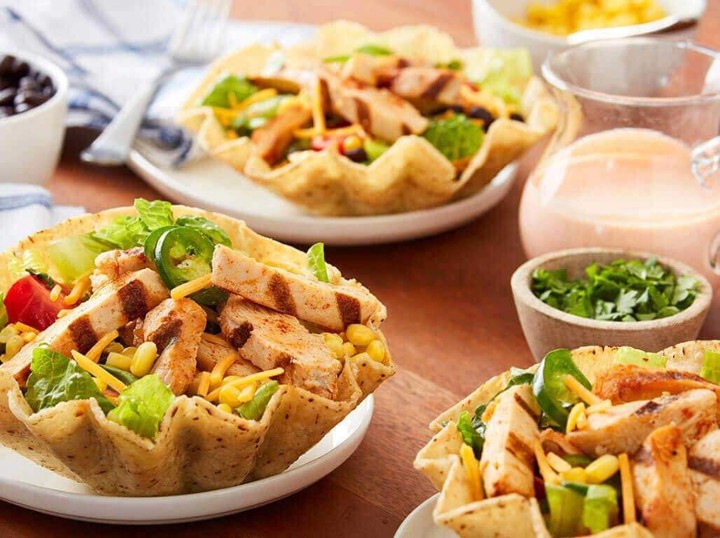 Chicken Tacos Salad