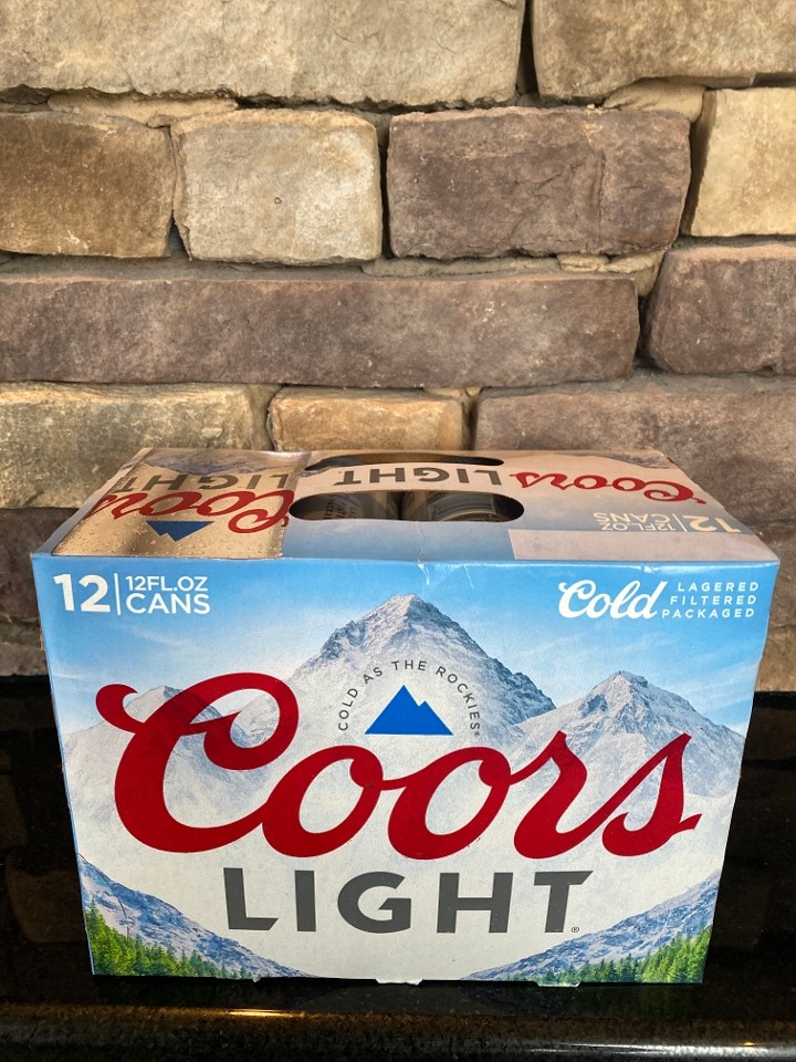 COORS LIGHT 12 pack