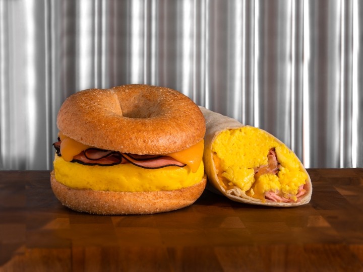 HAM EGG & CHEESE SANDWICH