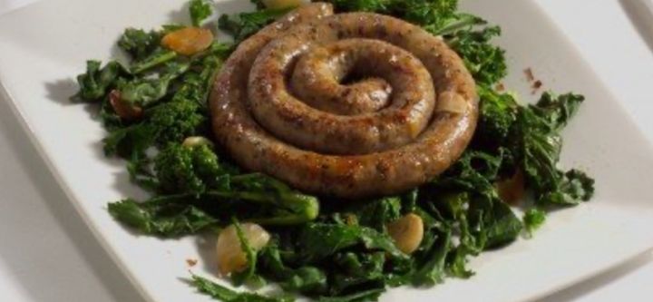 SAUSAGE with Peppers and rapini