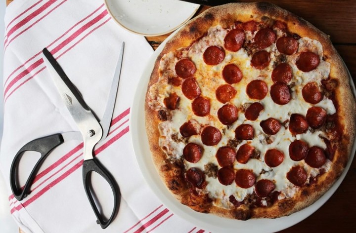 Pepperoni + Sausage Pizza