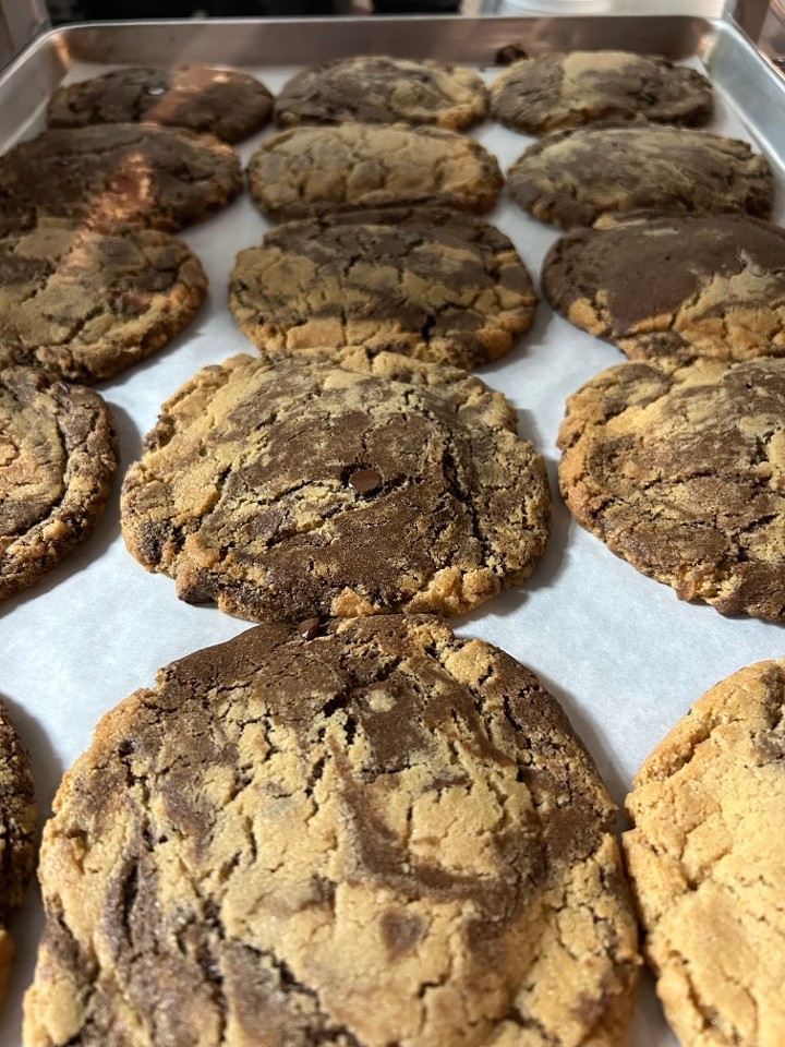 double choc peanut butter cookie