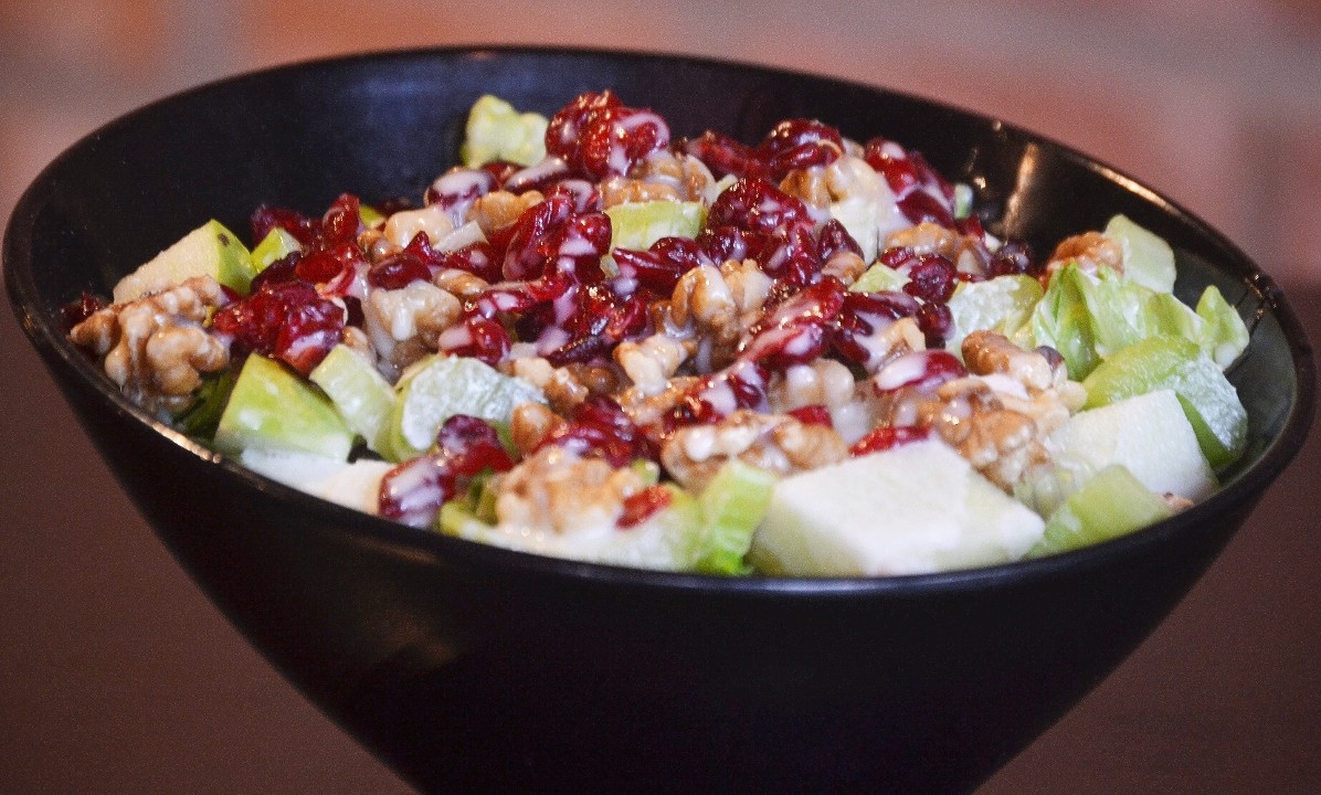 turkey cranberry waldorf salad (gf)