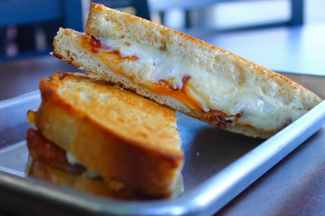 Our Signature 5 Cheese & Bacon Grilled Cheese