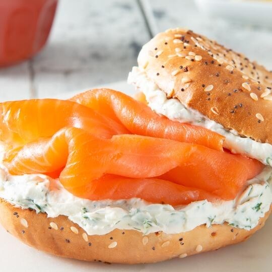 Lox & Cream Cheese Sandwich