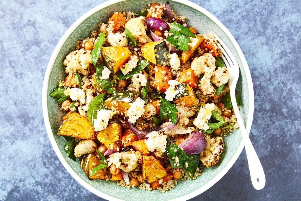 Cauliflower Feta Salad