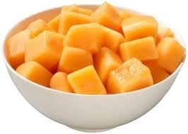 Cubed Cantaloupe