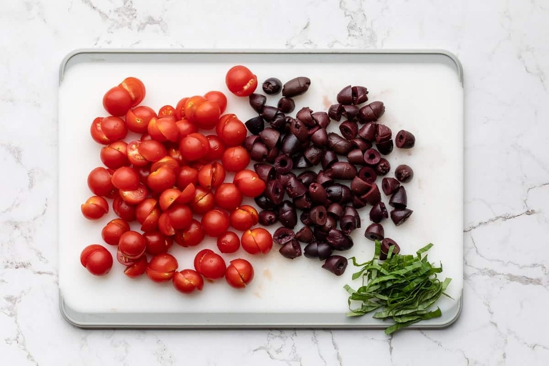 Cherry Tomato & Olive Salad