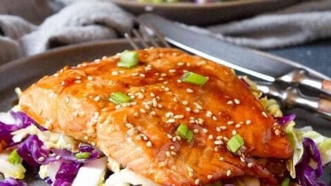 Teriyaki Salmon Salad