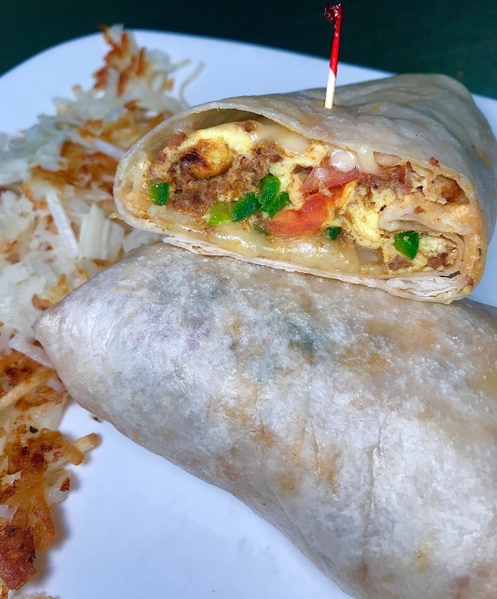 Mexican breakfast burrito