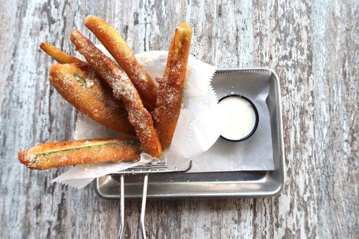 BEER BATTER ZUCHINNI