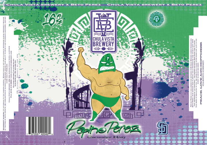 (4) Pack Pepino Perez Cucumber Hazy 5% abv