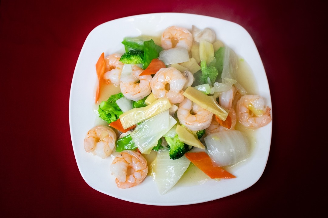 Sautéed Shrimp with Mixed Vegetables