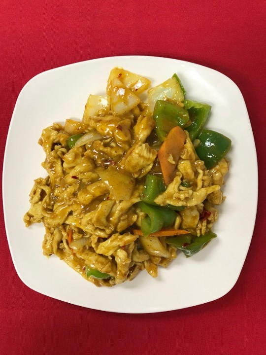 Spicy Green Pepper Chicken