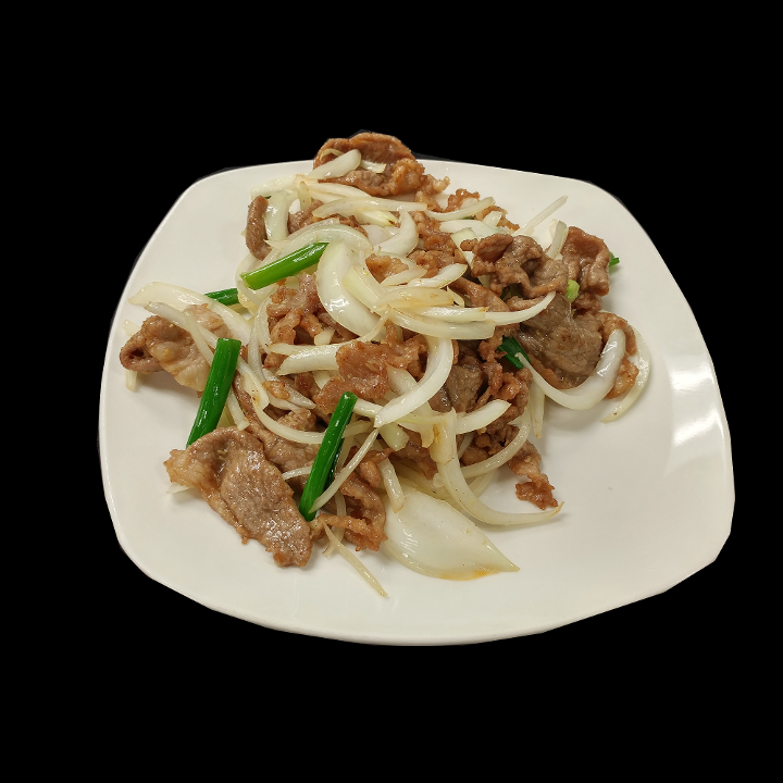 Sautéed Lamb Slices with Scallion