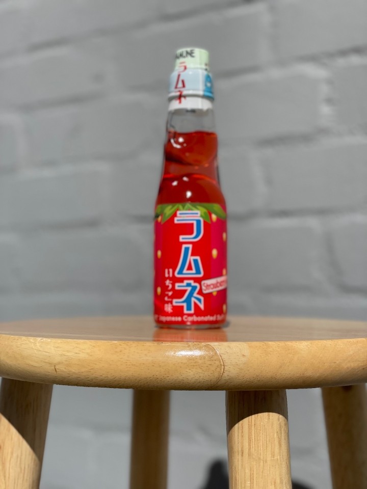 Strawberry Ramune-Japanese Soda