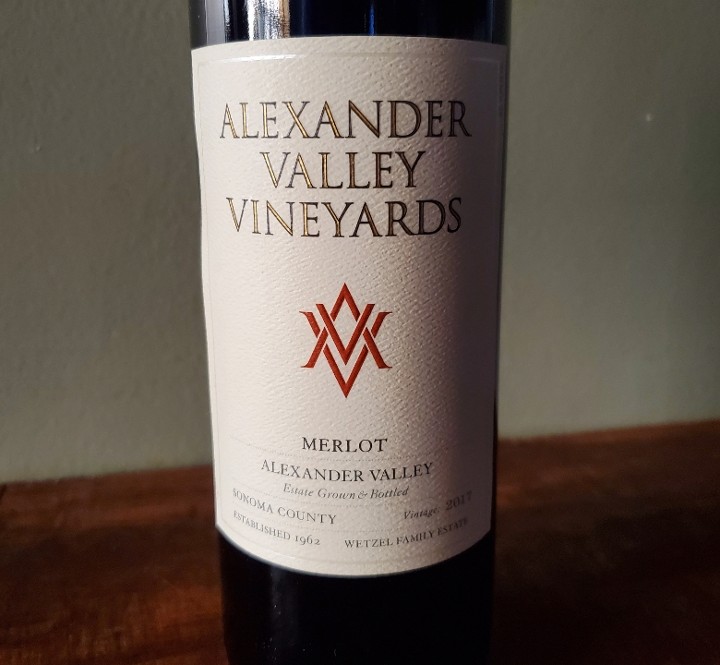 Alexander Valley Merlot 2018 Bottle