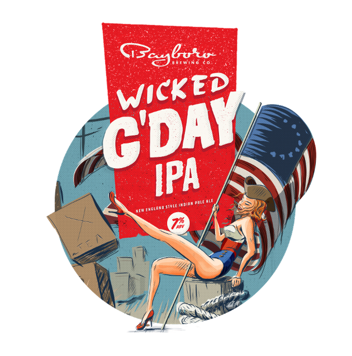 Wicked G'Day NEIPA (6.75% ABV)