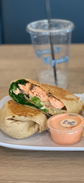 SALMON AIOLI WRAP