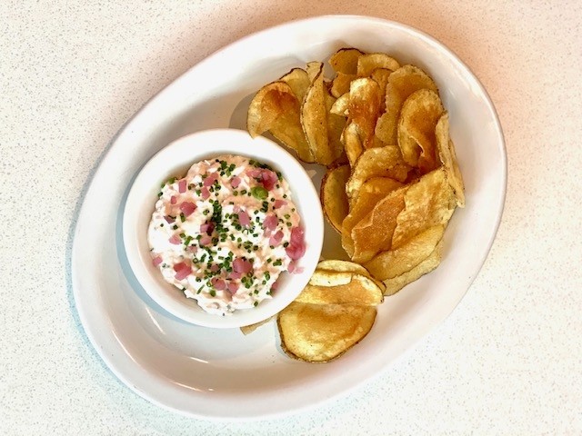 Smoked Trout Dip & Bagel Chips
